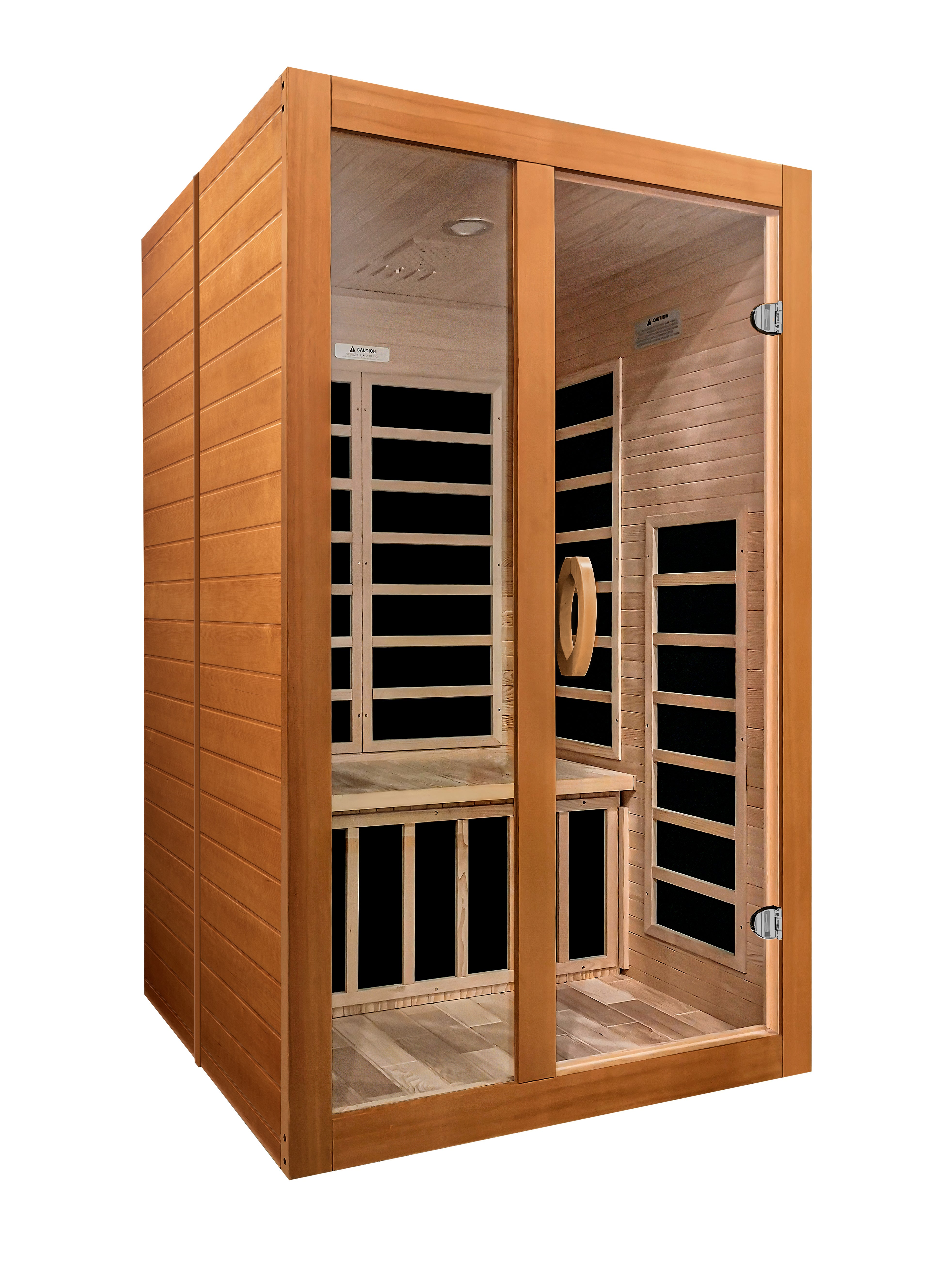 Dynamic Santiago Elite 2-Person Ultra Low EMF FAR Infrared Sauna (Canadian Hemlock)