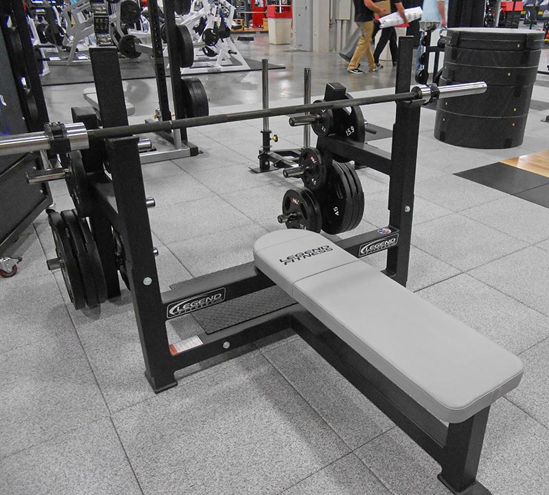 Olympic Flat Bench with Plate Storage MODEL #3150