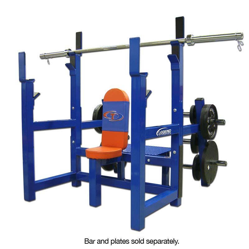 Olympic Shoulder Bench with Plate Storage MODEL #3156