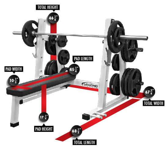 Pro Series Olympic Flat Bench MODEL #3240