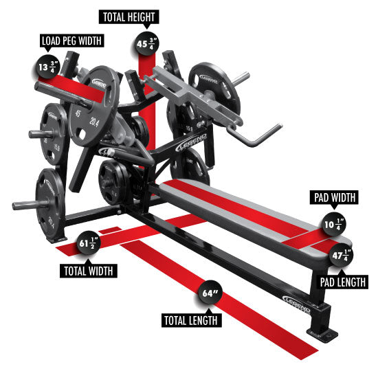 LeverEDGE Unilateral Converging Flat Chest Press MODEL #6003