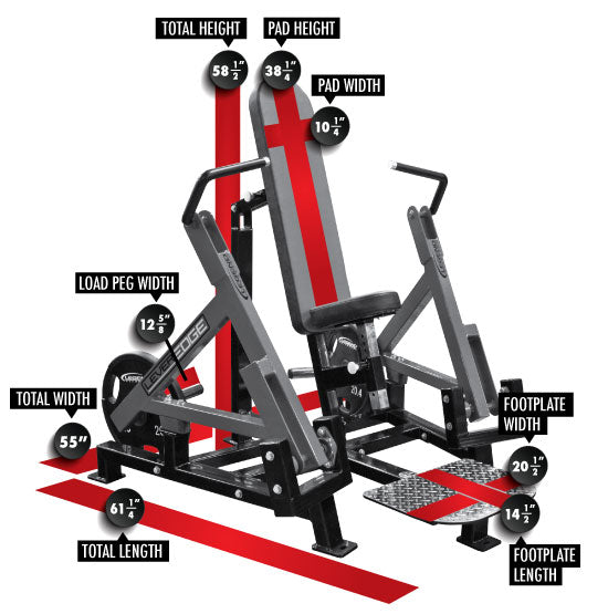 LeverEDGE Unilateral Converging Vertical Wide Chest Press MODEL #6006