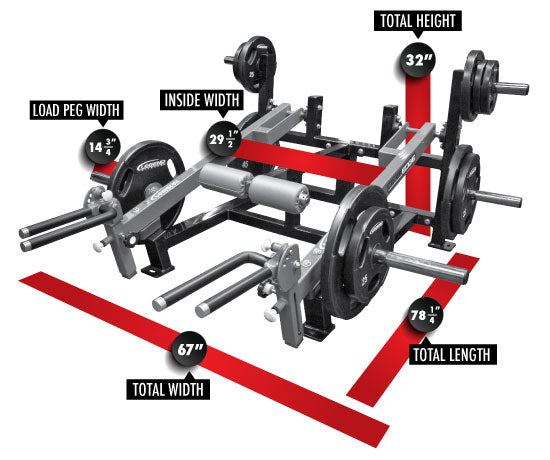 LeverEDGE Unilateral Trap Shrug/Lunge/Deadlift MODEL #6008