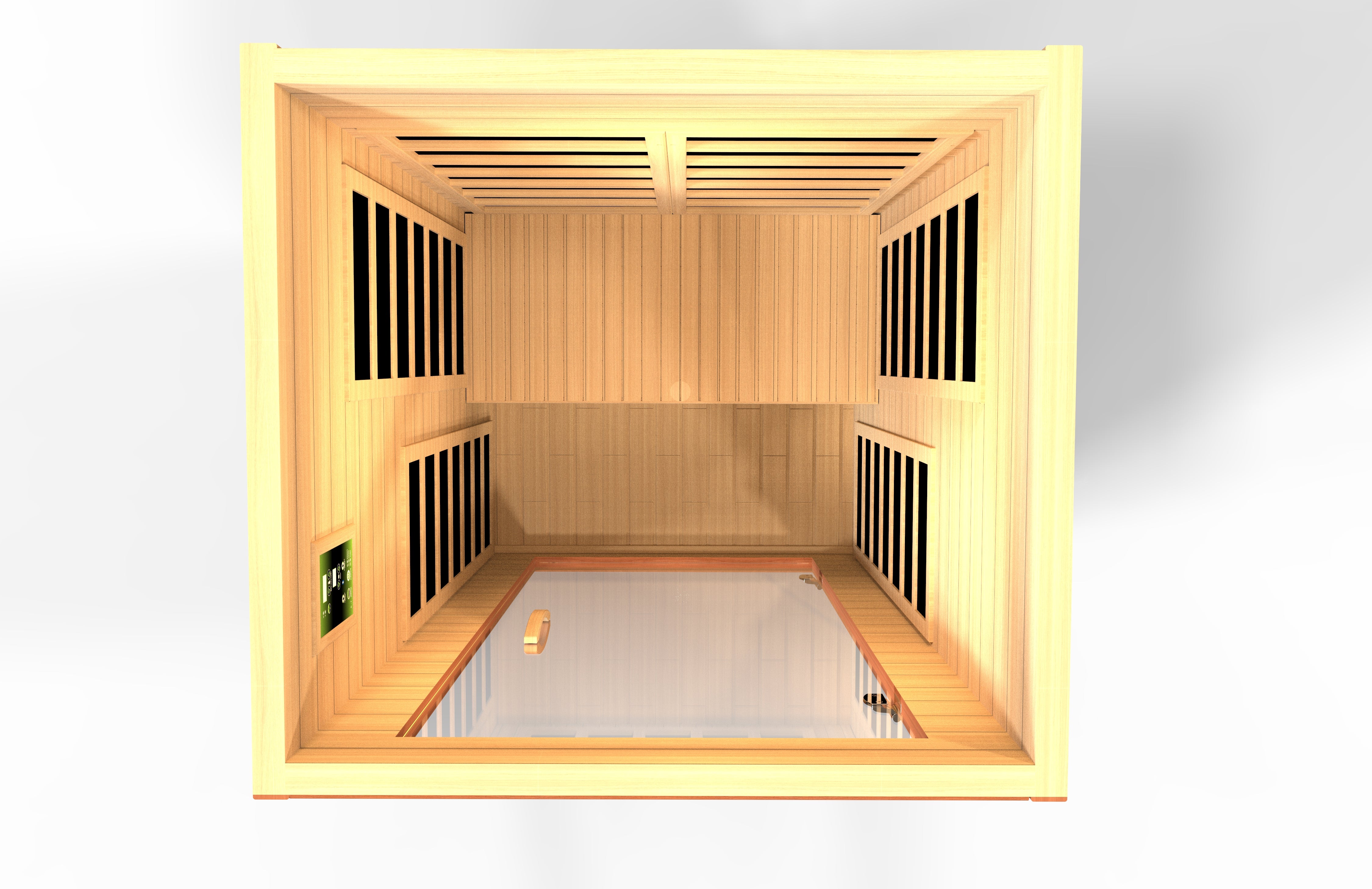 Dynamic Avila Elite 1-2-Person Ultra Low EMF FAR Infrared Sauna (Canadian Hemlock)