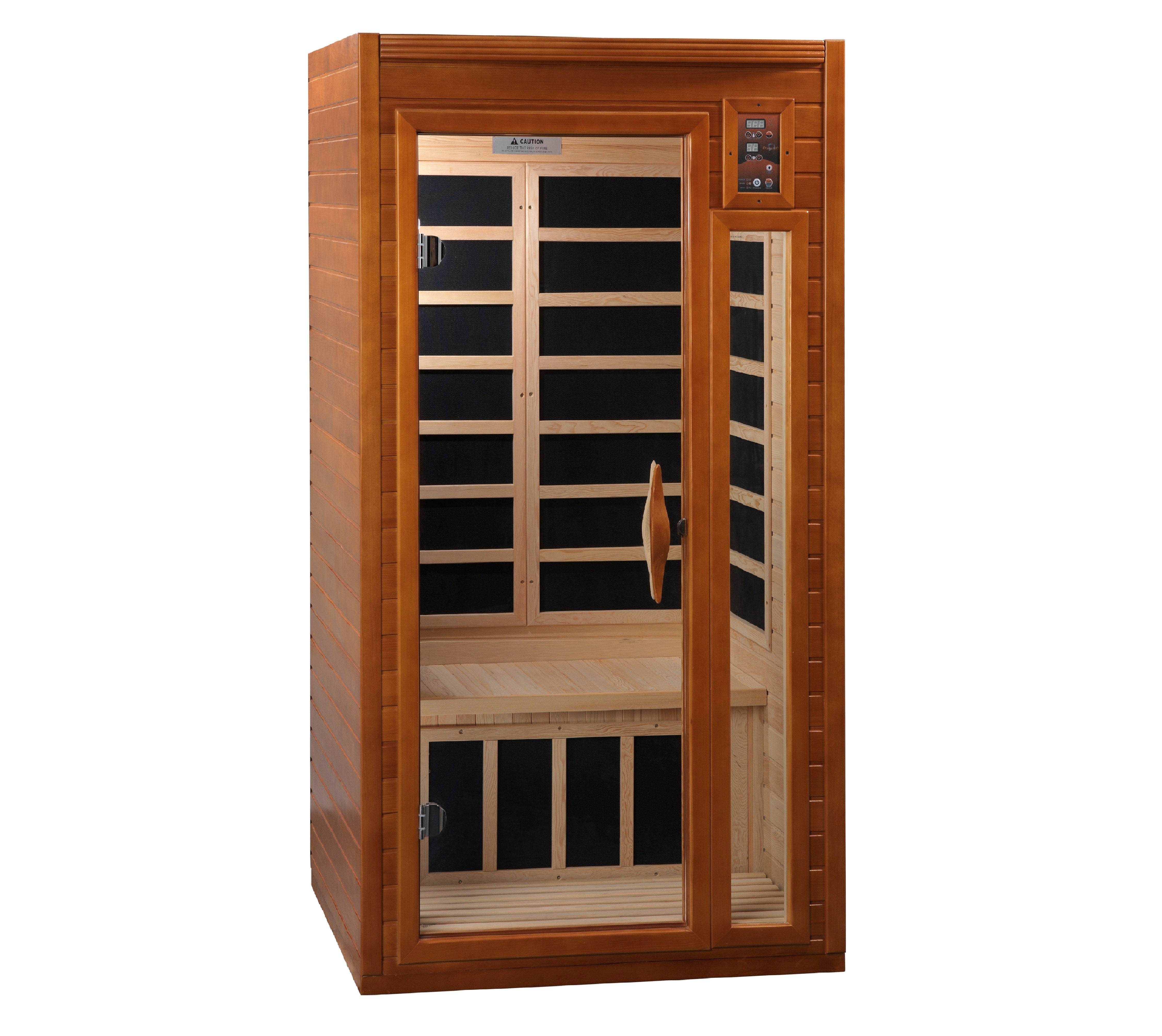 Dynamic Barcelona Elite 1-2-Person Ultra Low EMF FAR Infrared Sauna (Canadian Hemlock)