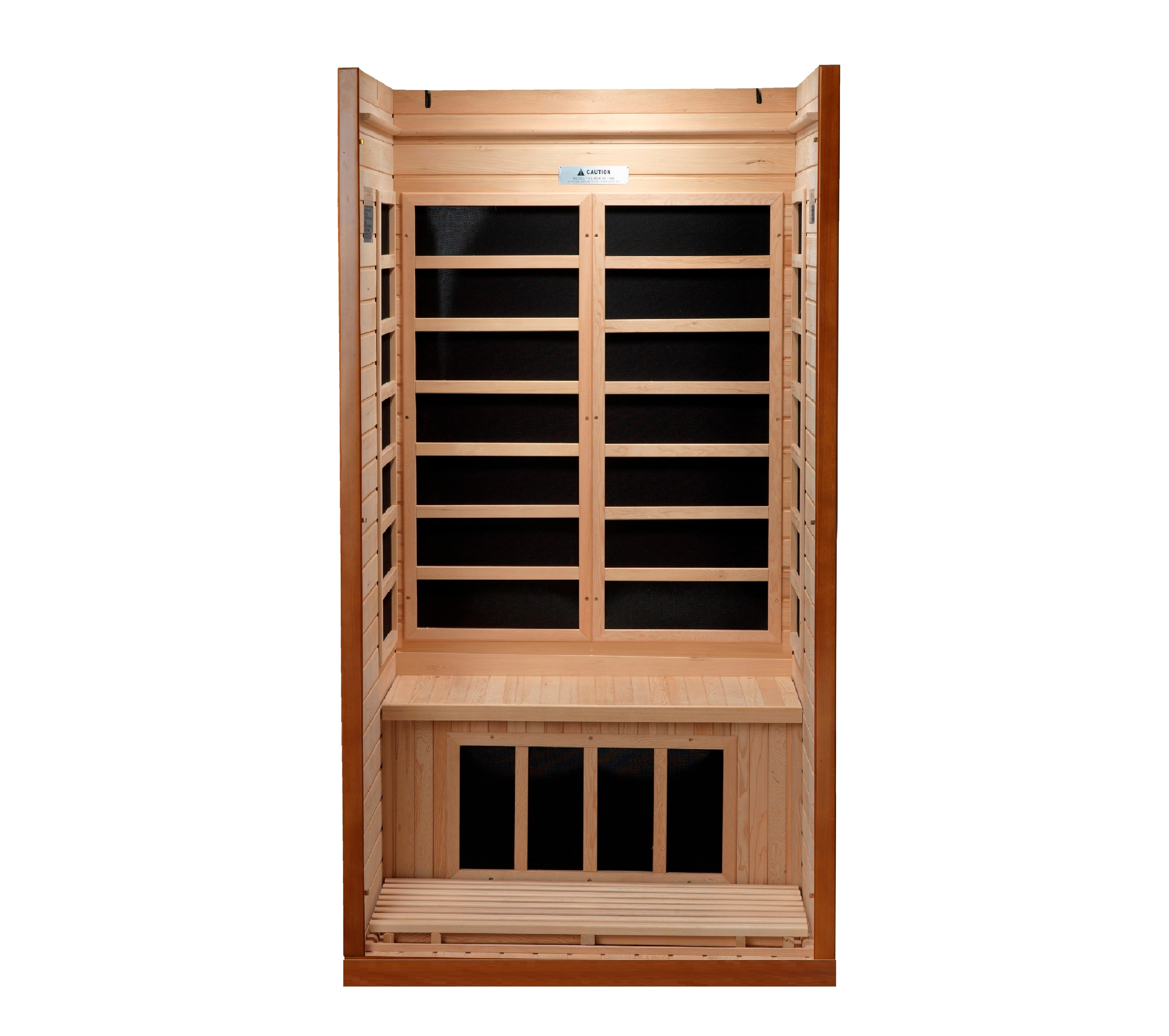 Dynamic Barcelona Elite 1-2-Person Ultra Low EMF FAR Infrared Sauna (Canadian Hemlock)