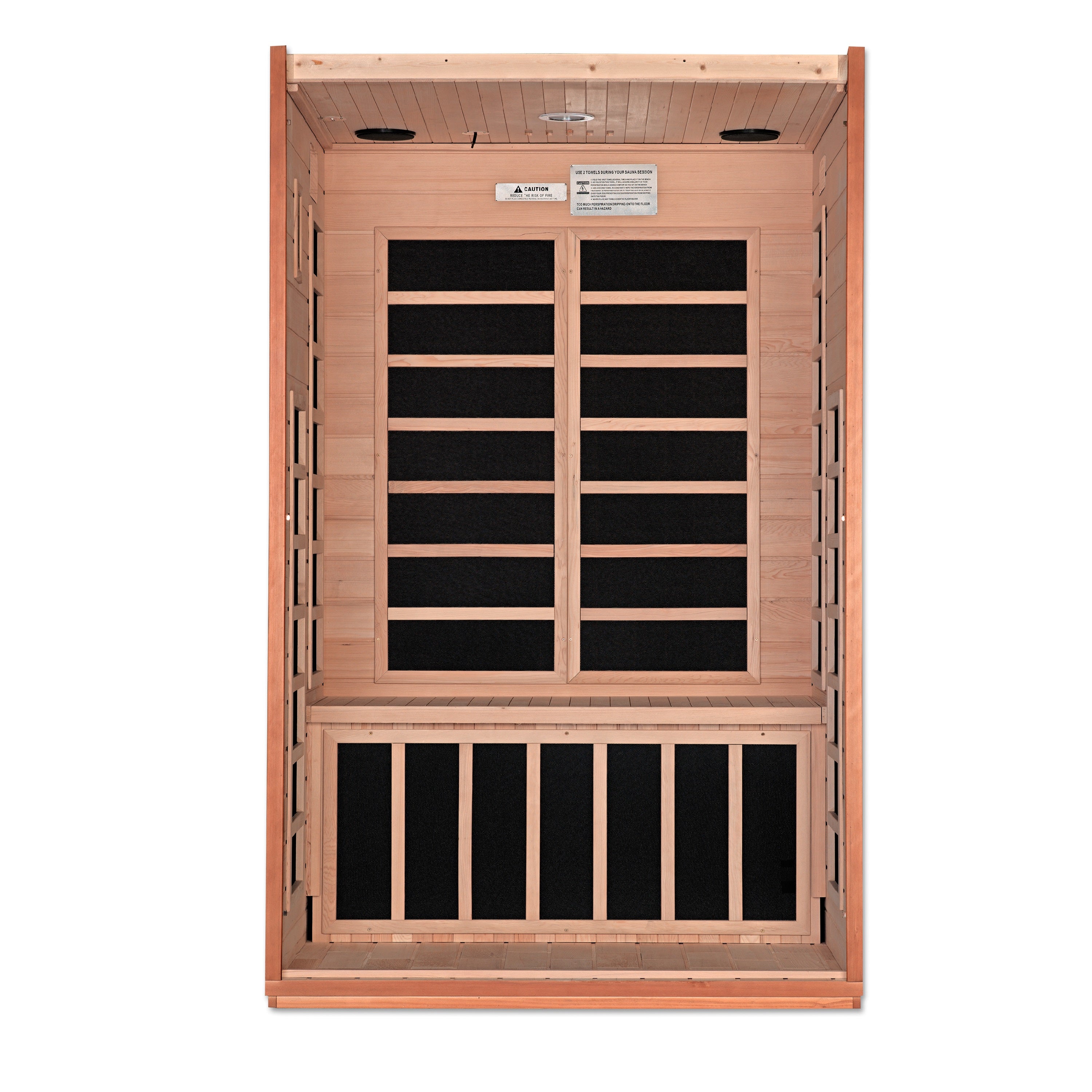 Dynamic Cardoba Elite 2-Person Ultra Low EMF FAR Infrared Sauna (Canadian Hemlock)