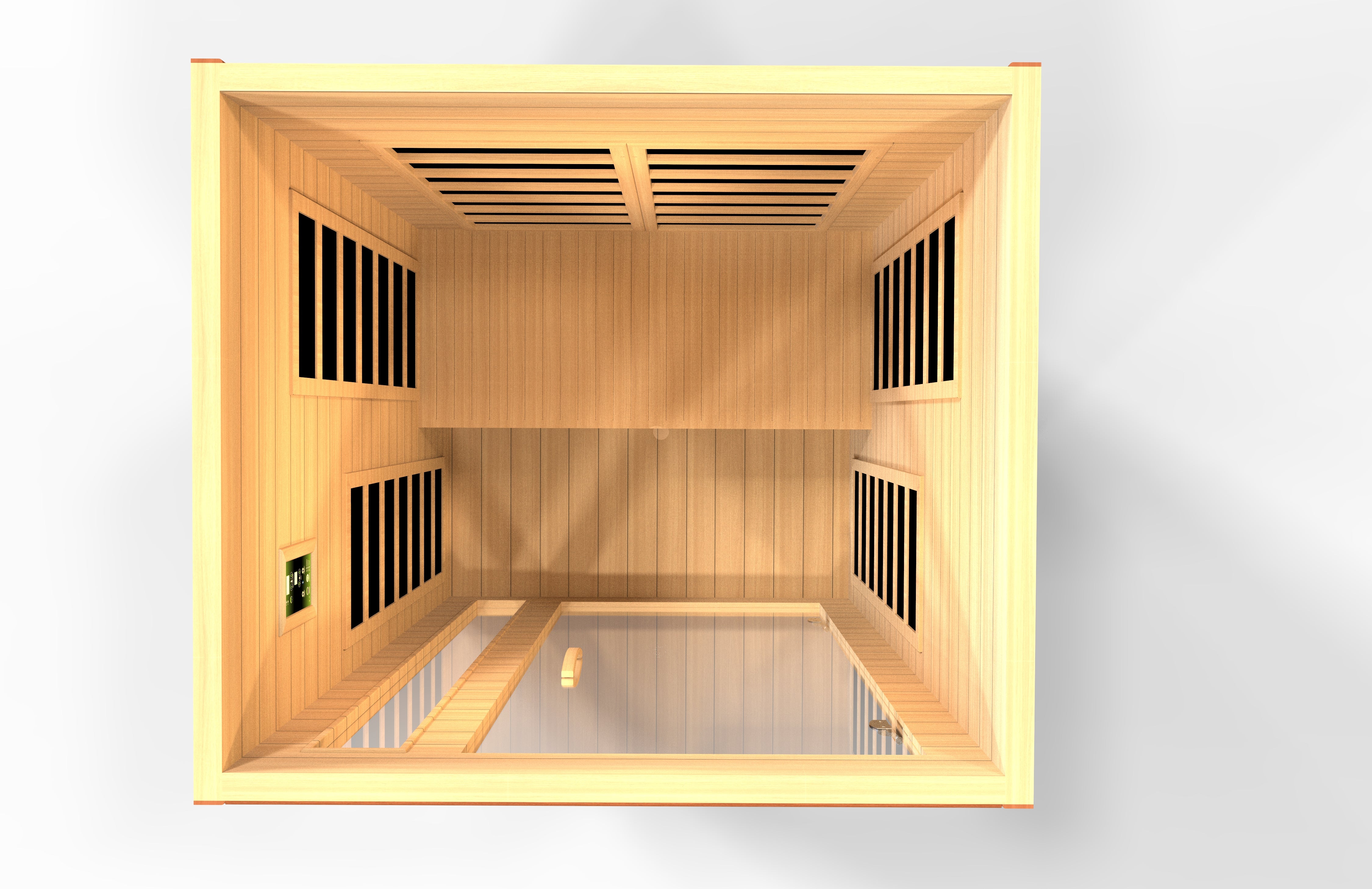 Dynamic Cardoba Elite 2-Person Ultra Low EMF FAR Infrared Sauna (Canadian Hemlock)