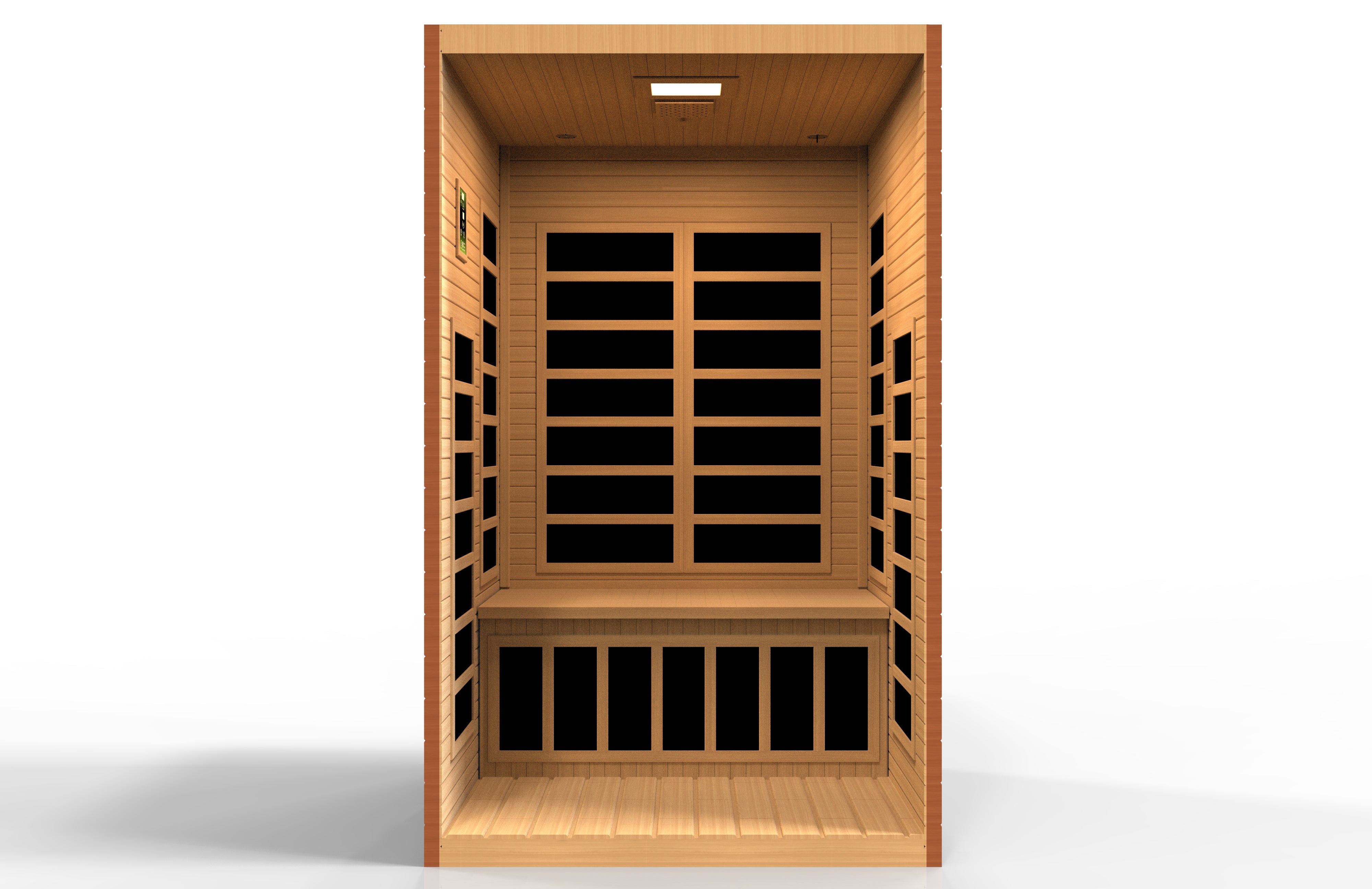 Dynamic Santiago Elite 2-Person Ultra Low EMF FAR Infrared Sauna (Canadian Hemlock)