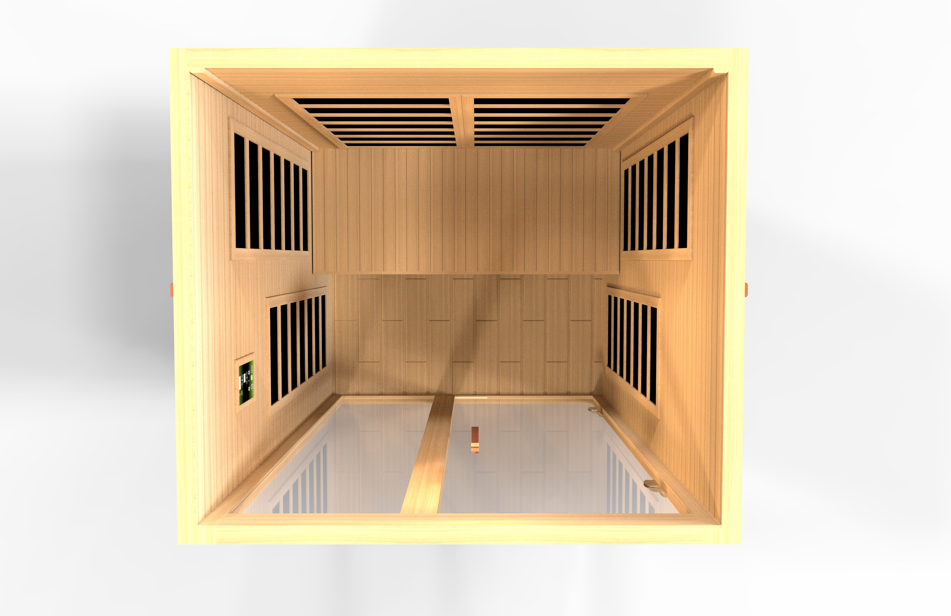Dynamic Santiago Elite 2-Person Ultra Low EMF FAR Infrared Sauna (Canadian Hemlock)