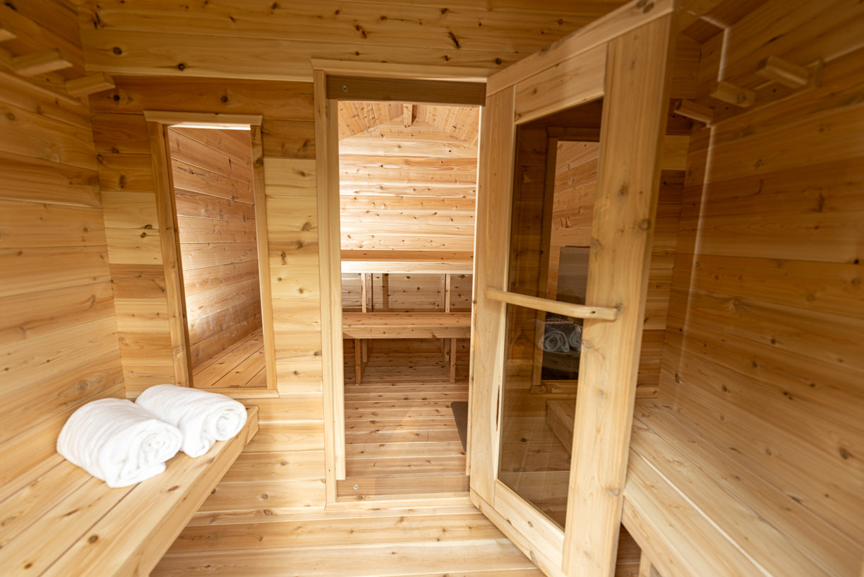 Dundalk LeisureCraft-CT Georgian Cabin Sauna with Changeroom CTC88CW