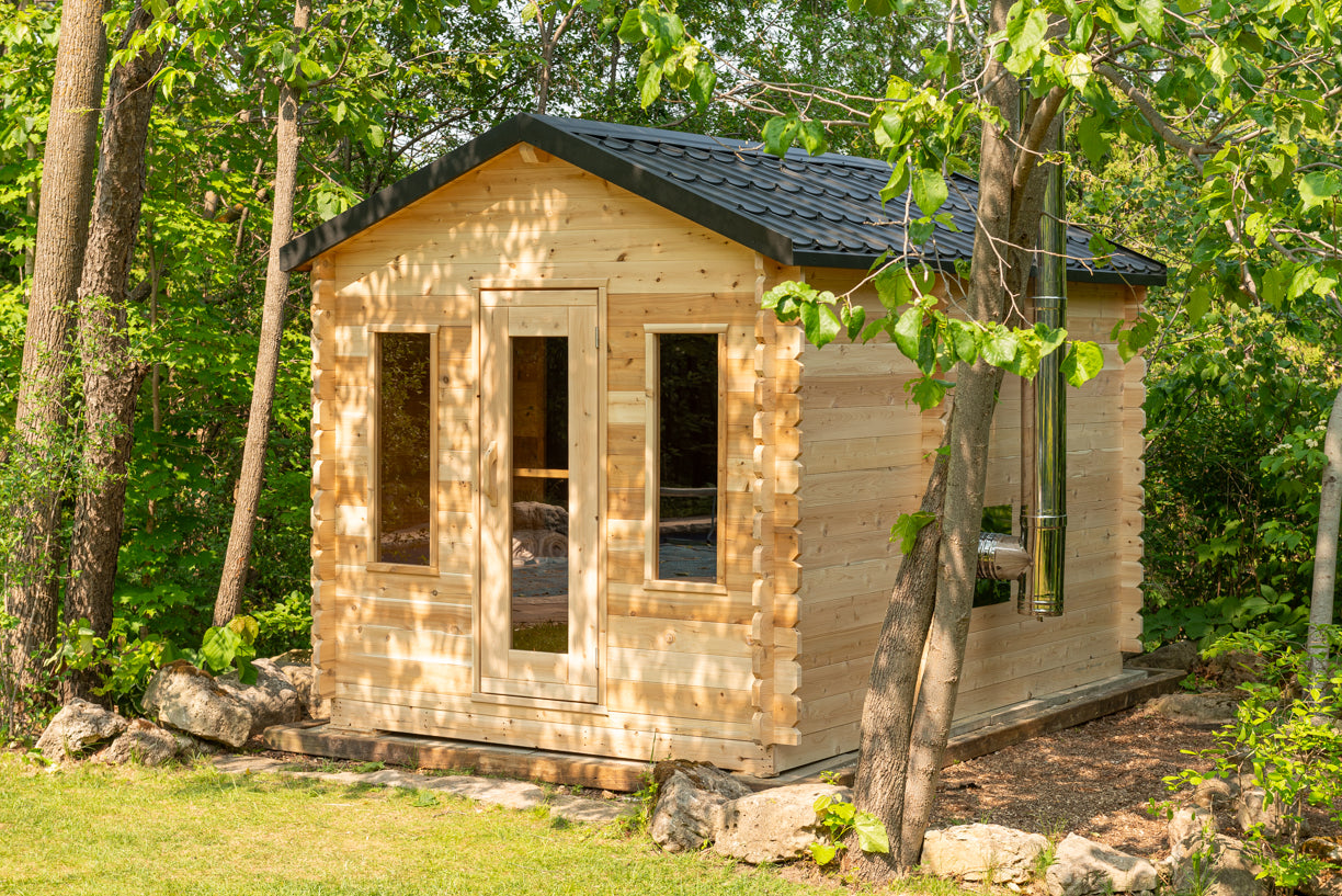 Dundalk LeisureCraft-CT Georgian Cabin Sauna with Changeroom CTC88CW