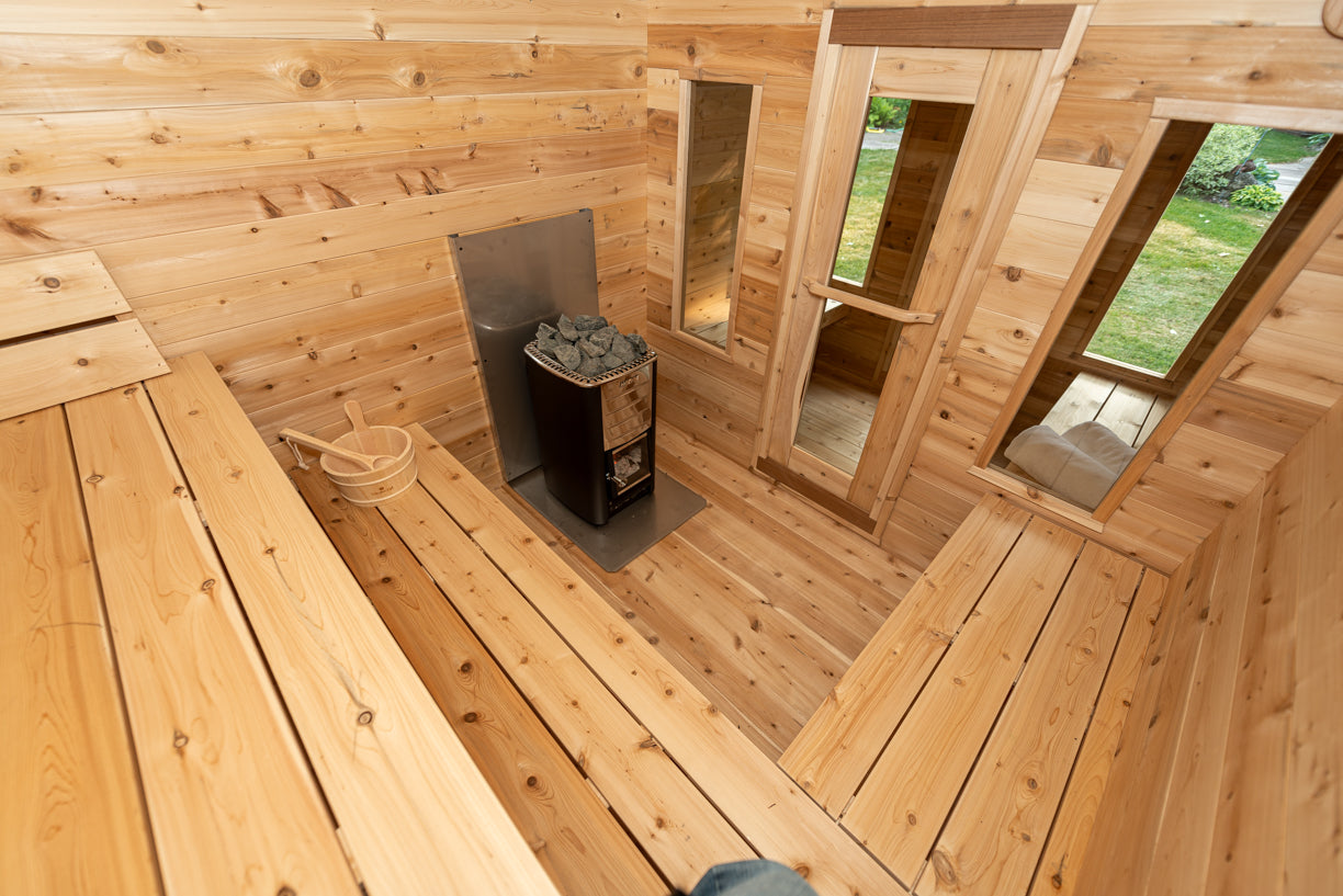 Dundalk LeisureCraft-CT Georgian Cabin Sauna with Changeroom CTC88CW