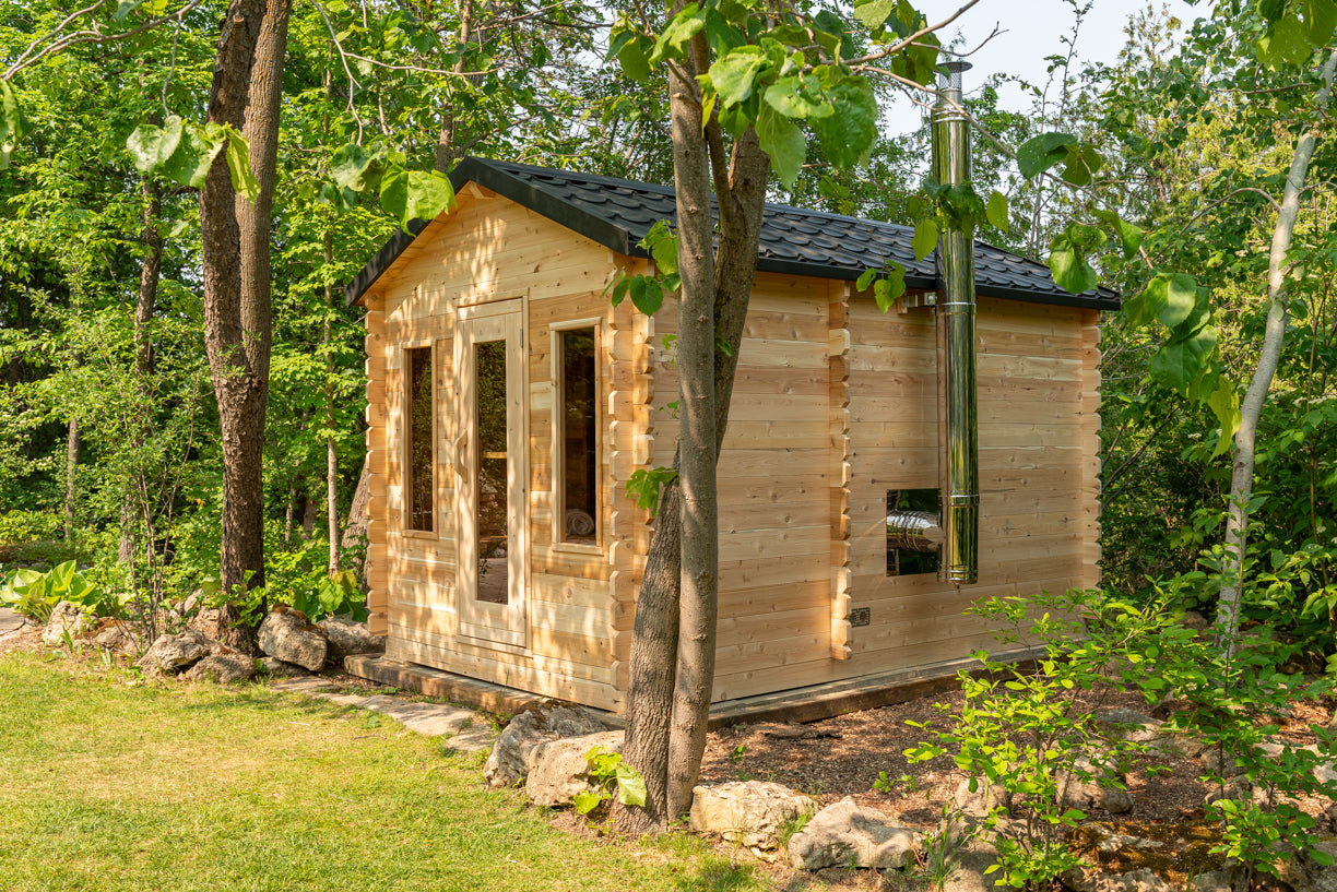 Dundalk LeisureCraft-CT Georgian Cabin Sauna with Changeroom CTC88CW