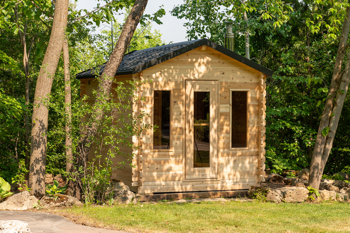 Dundalk LeisureCraft-CT Georgian Cabin Sauna with Changeroom CTC88CW