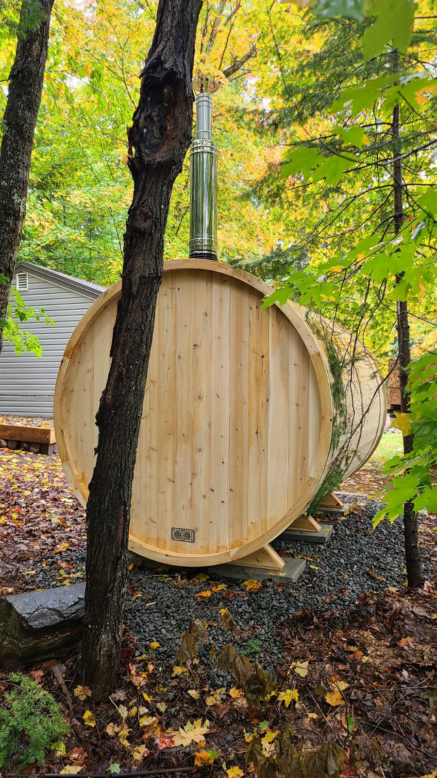 Dundalk LeisureCraft- CT Tranquility Barrel Sauna CTC2345W