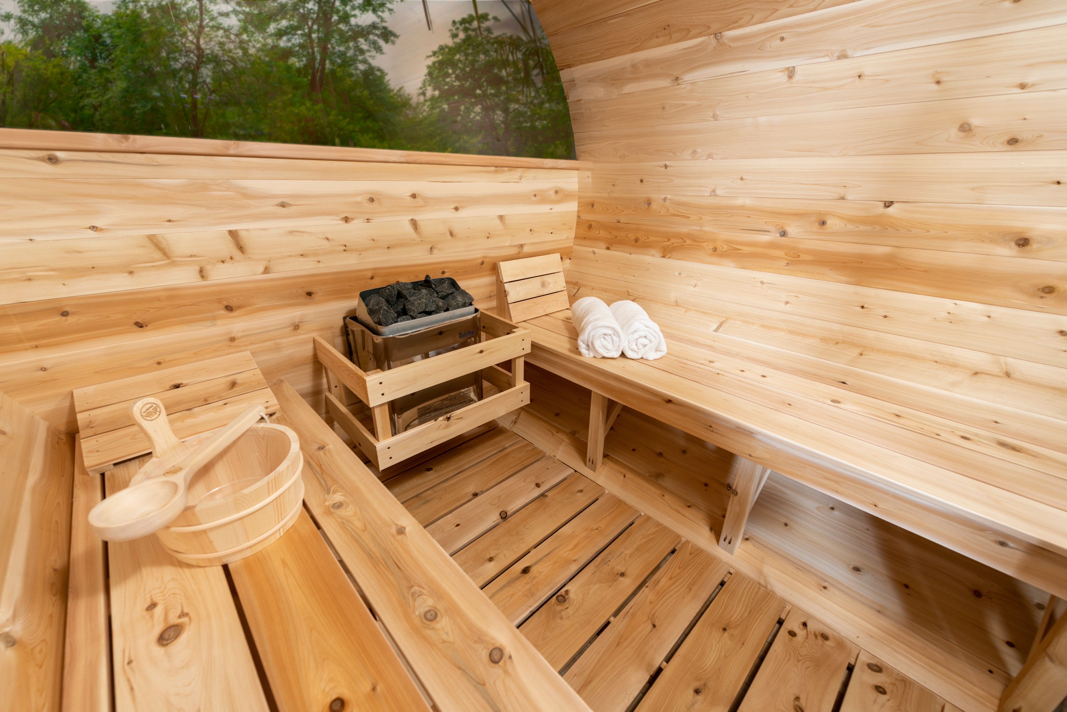 Dundalk LeisureCraft-Serenity MP Barrel Sauna CTC2245MP