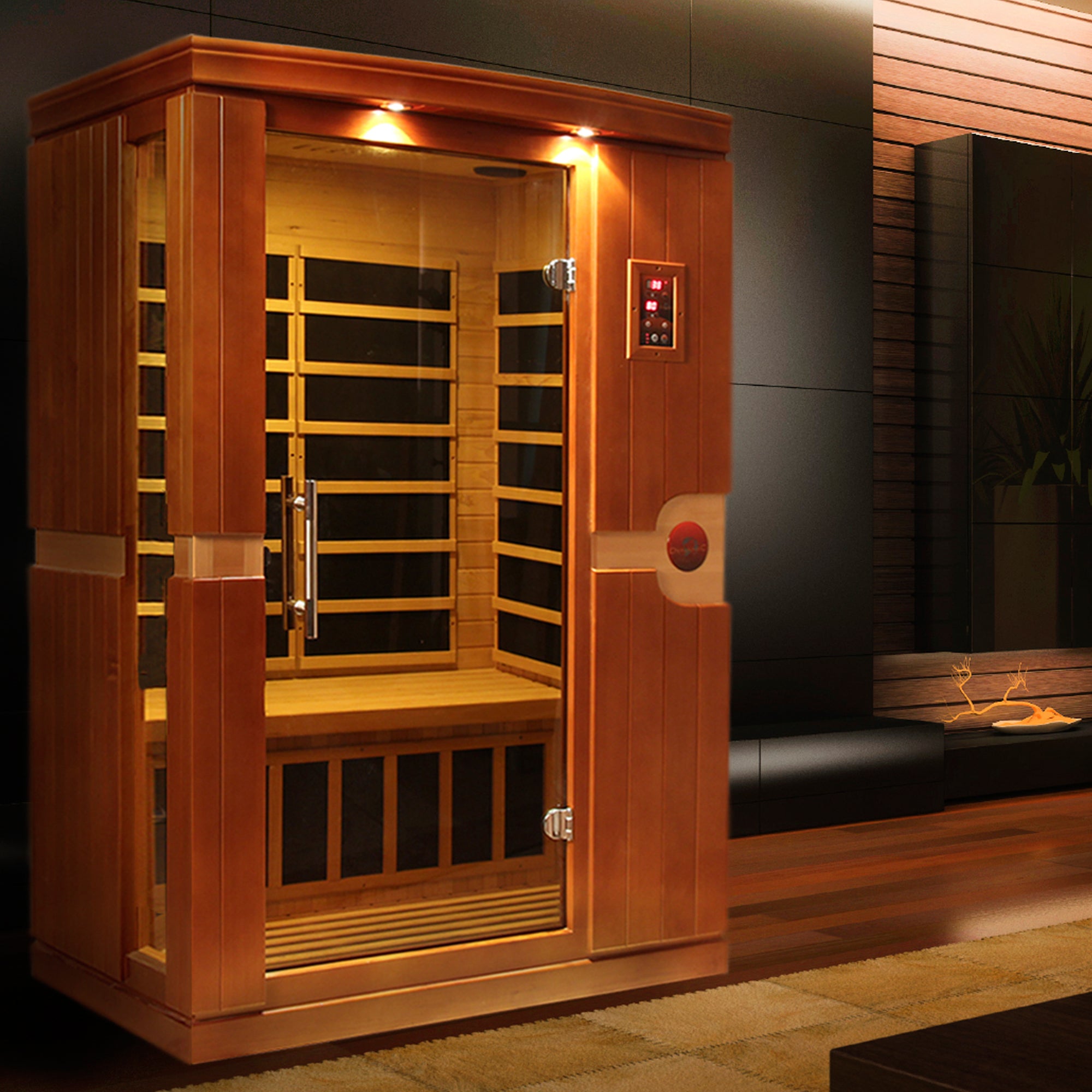 Dynamic Venice Elite 2-Person Ultra Low EMF FAR Infrared Sauna (Canadian Hemlock)
